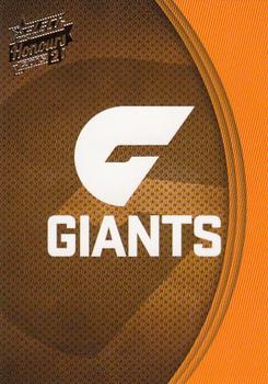 2015 Select AFL Honours Series 2 #101 Greater Western Sydney Giants Front